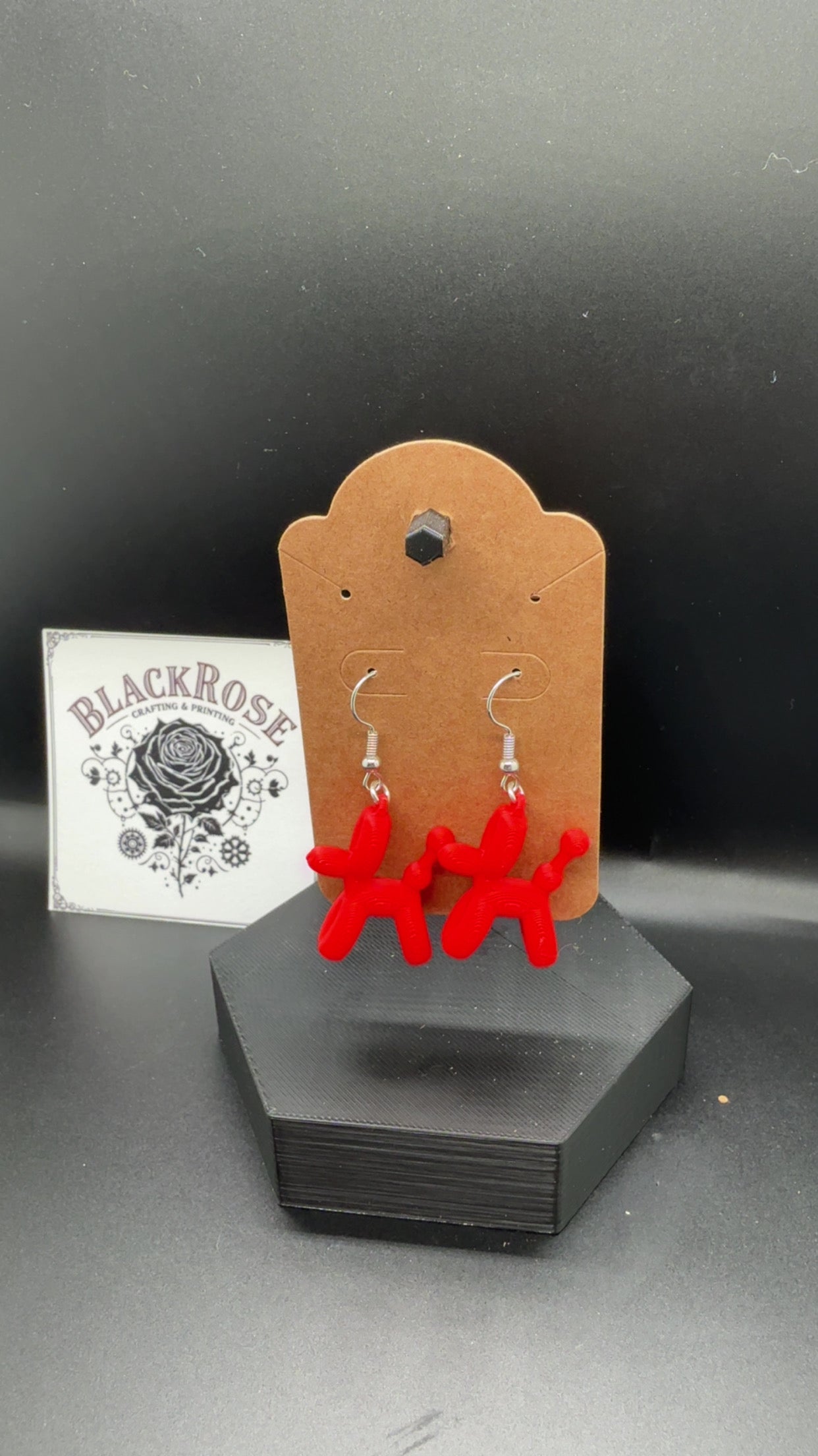 Balloon Animal Earrings