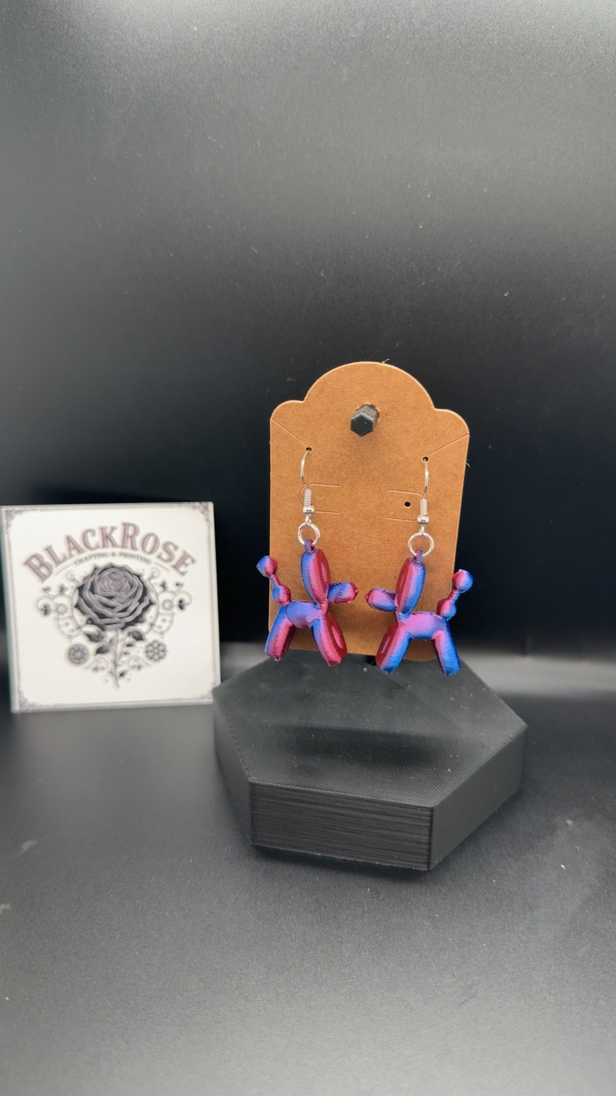 Balloon Animal Earrings